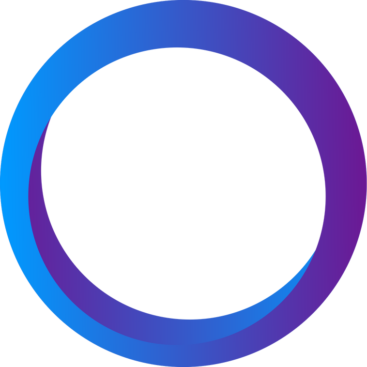 Gradient 3D Circle Shape